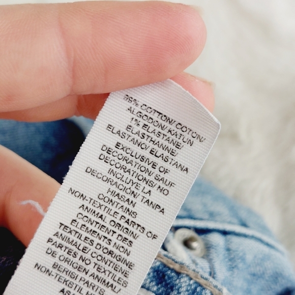 Lucky Brand Blue Mid-Rise Destroyed Cut-Off Skinny Jeans 2516 - Picture 9 of 10